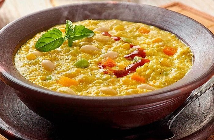 Porotos con mazamorra