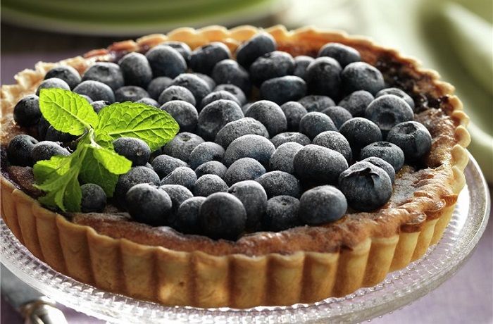 Receta de tarta de arándanos chilenos: Delicia dulce para compartir Receta de tarta de arándanos chilenos