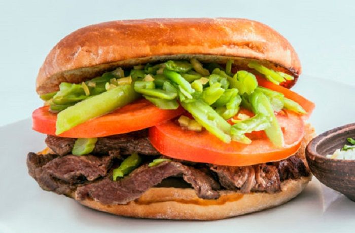 Receta de sándwich chacarero chileno