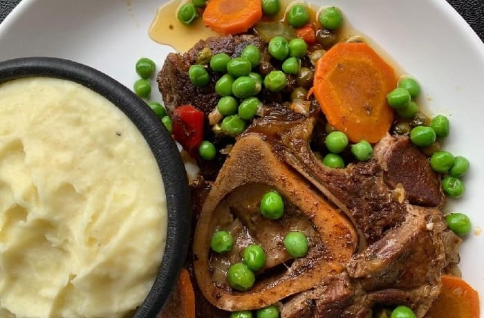 Receta de osobuco arvejado