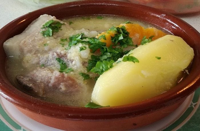 Receta de cazuela de cerdo y luche
