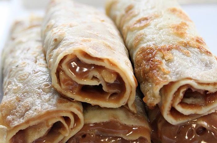 Receta de panqueques con manjar