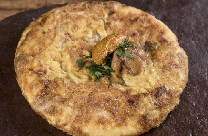 Receta de tortilla de erizos