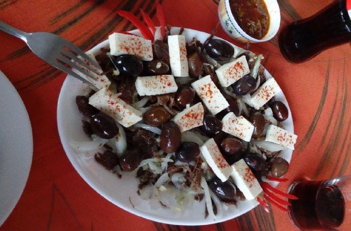 Receta de ensalada del arriero chileno