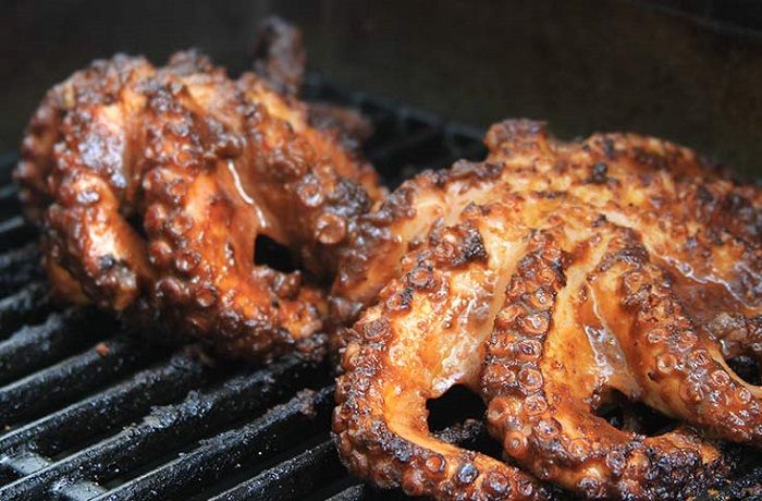 Receta de pulpo a la parrilla