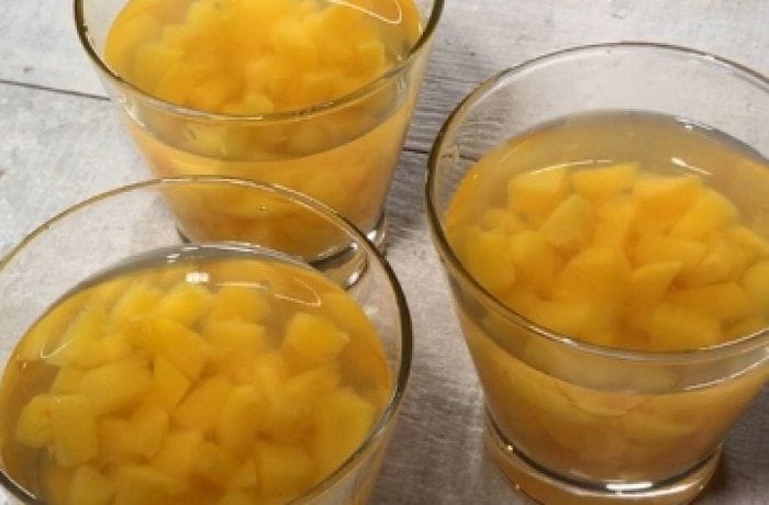 Receta de clery de durazno chileno