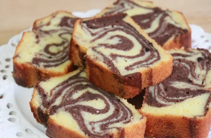 Receta de queque marmoleado