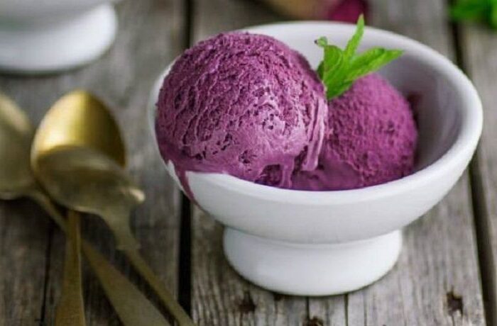 Receta de helado de vino tinto chileno
