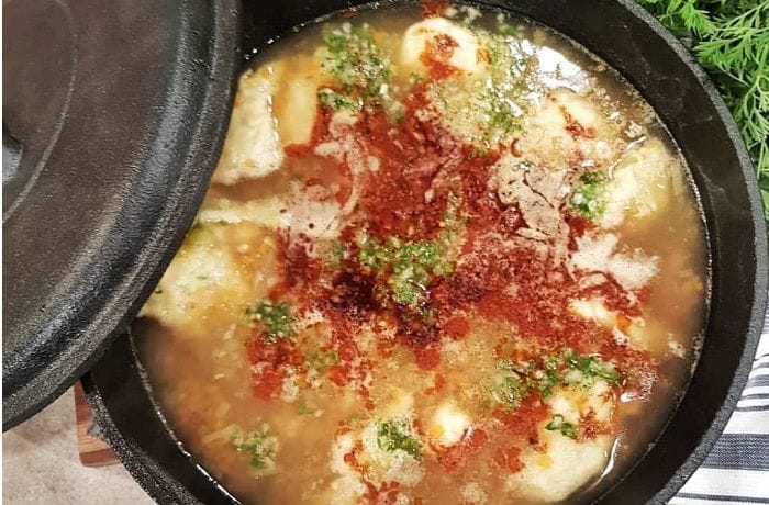 Receta de sopa de concones chilenos