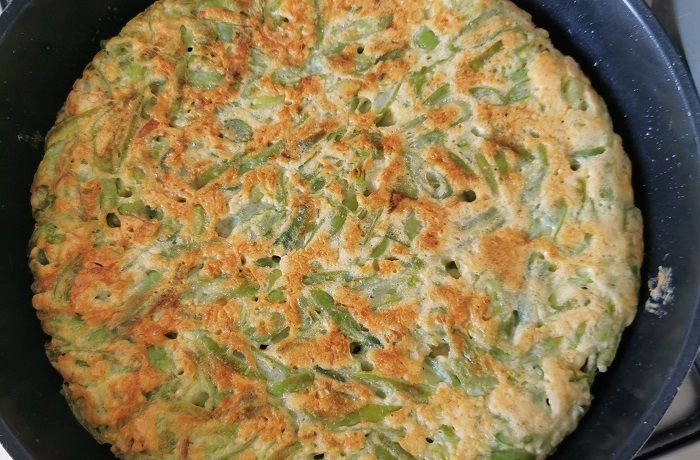 Receta de tortilla de porotos verdes