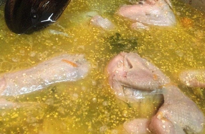 Receta de cazuela de perdices con chuchoca