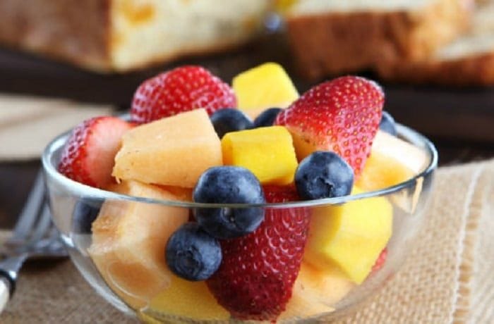 Receta de ensalada de frutas