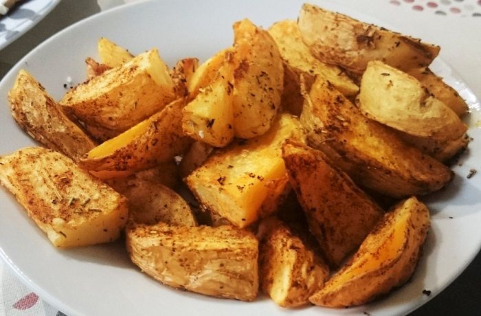 Receta de papas rústicas al horno chilenas