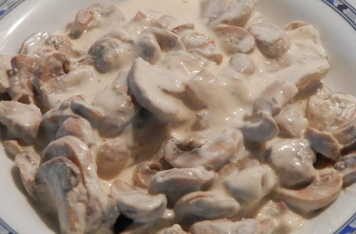 Receta de salsa de champiñones laminados chilenos