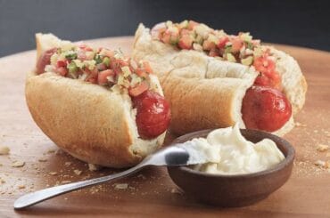 Receta de choripan chileno