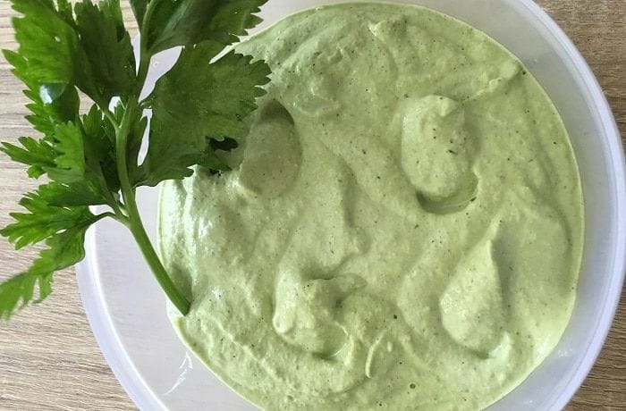 Receta de mayonesa de apio
