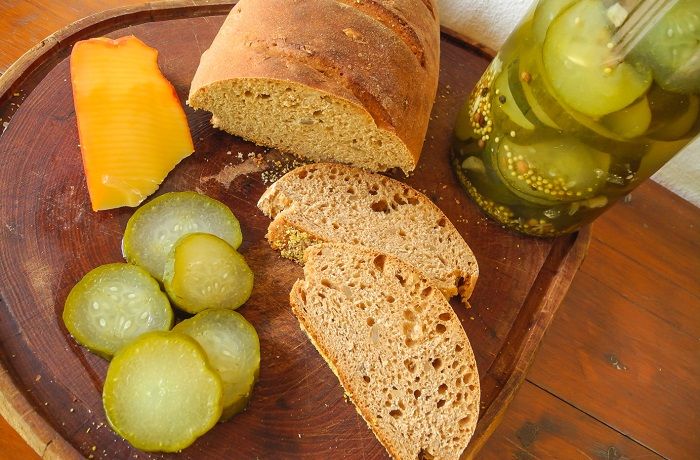 Receta de pepinillos agridulces alemanes