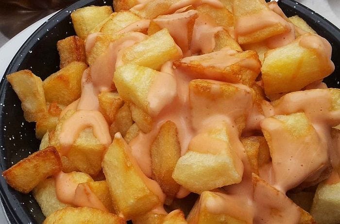 Receta de papas bravas al merkén