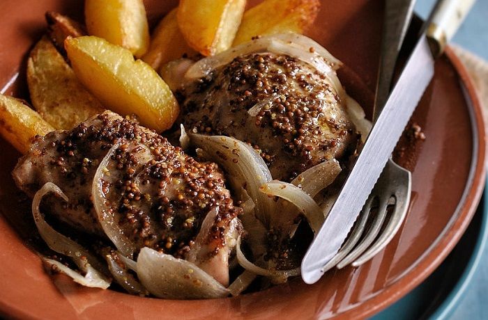 Pollo Asado al Horno con Mostaza: Receta Deliciosa y Fácil Pollo Asado al Horno con Mostaza: Receta Deliciosa y Fácil