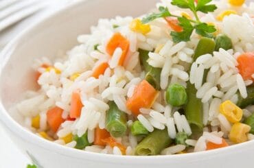 Receta de arroz primavera