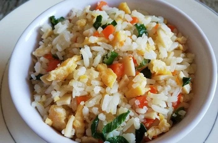 Receta de arroz chaufán