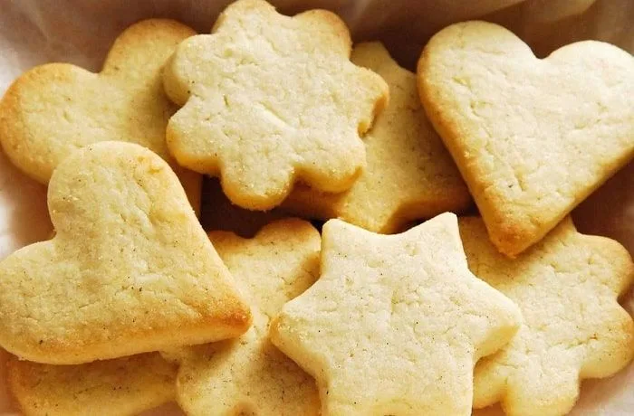 Receta de galletas de vainilla