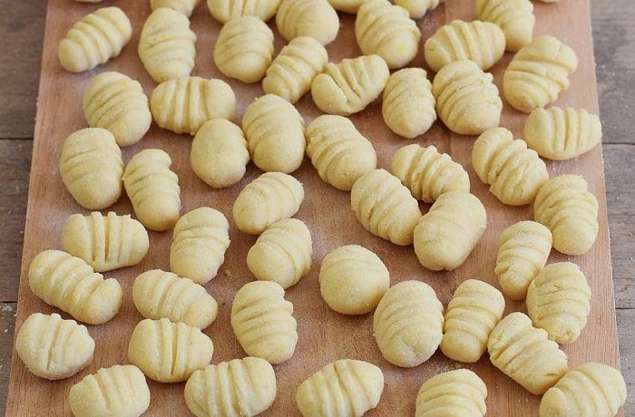 Receta de ñoquis de papas