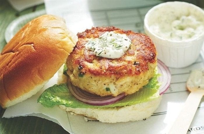 Receta de hamburguesa de jaiba