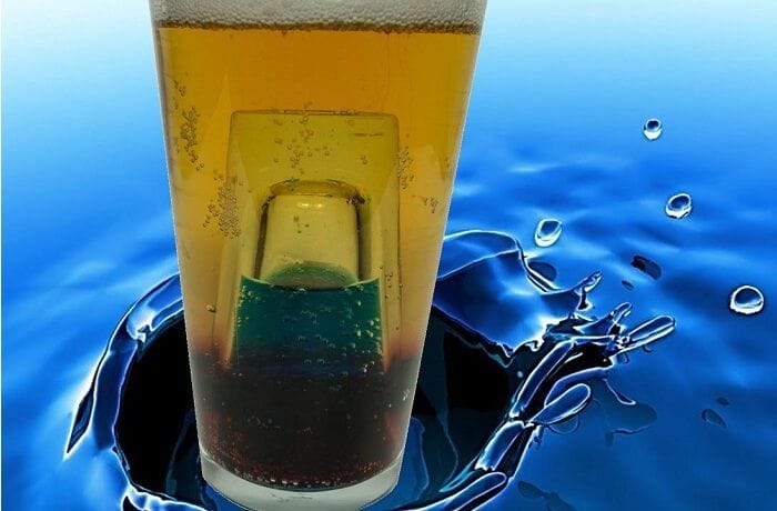 Receta de submarino de cerveza y menta