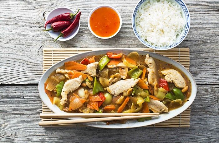 Receta de chapsui de pollo