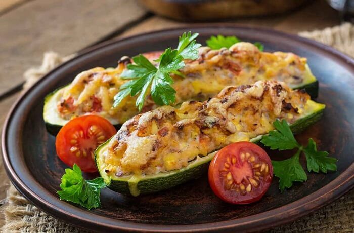 Receta de zapallitos italianos rellenos