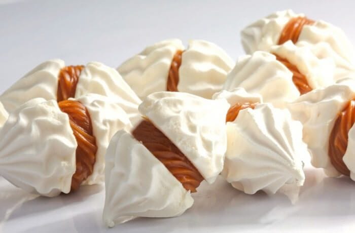 Receta de merenguitos con manjar
