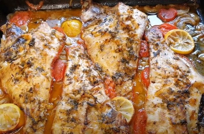 Receta de sierra al horno
