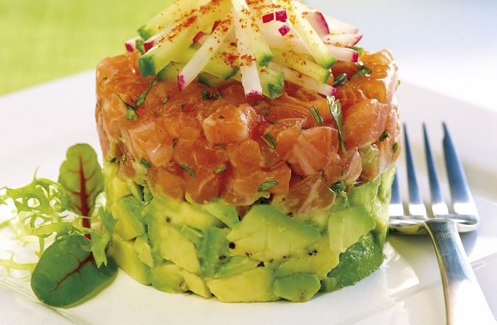 Receta de tartar de atún y palta