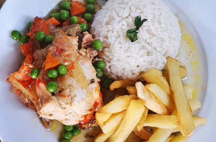 Receta de pollo arvejado - Comidas Chilenas