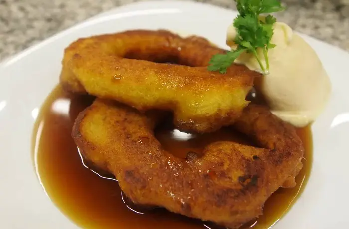 Receta de picarones con miel de chancaca - Comidas Peruanas