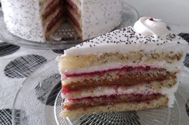 Receta de torta de amapola manjar nuez - Comidas Chilenas