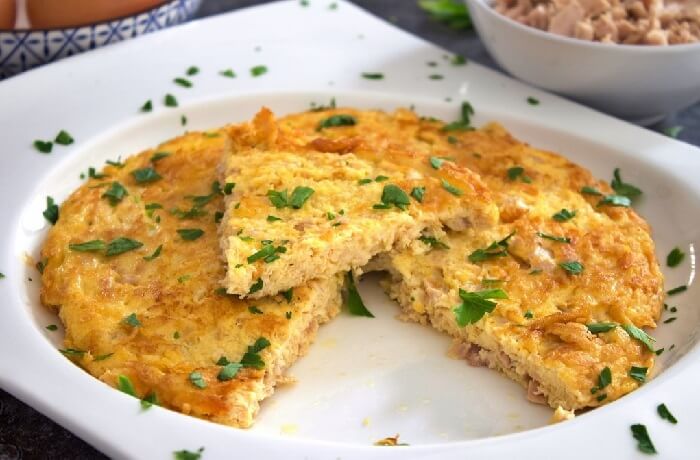 Receta de tortilla de atún - Comidas Chilenas