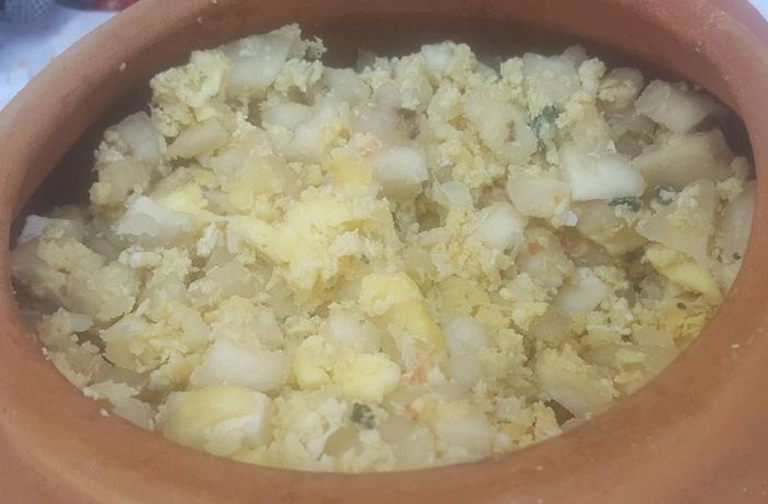 Receta de chuño con huevos chileno