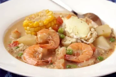 Receta de chupe de camarones - Comidas Peruanas