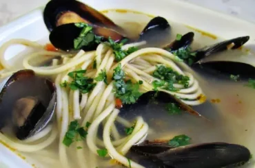 Receta de sopa de choros - Comidas Peruanas