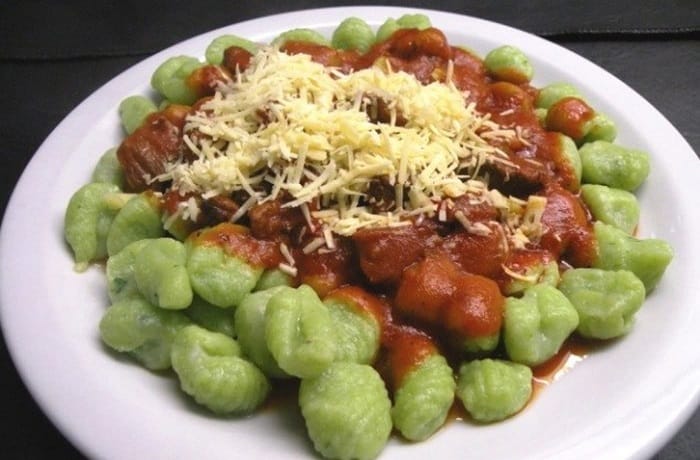 Receta de ñoquis de espinacas - Comidas Chilenas