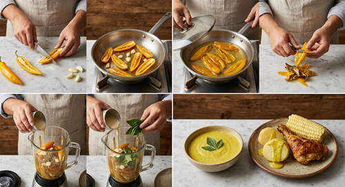 Preparación de ají de pollería paso a paso