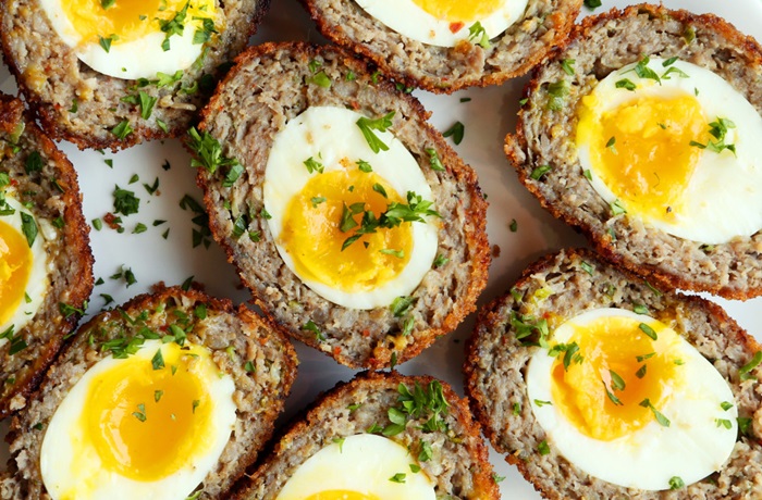 Receta de Huevos Escoceses Scotch Eggs