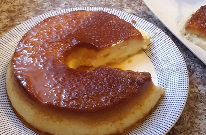 Budin de pan con flan
