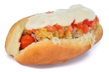 Receta de completo chileno tradicional