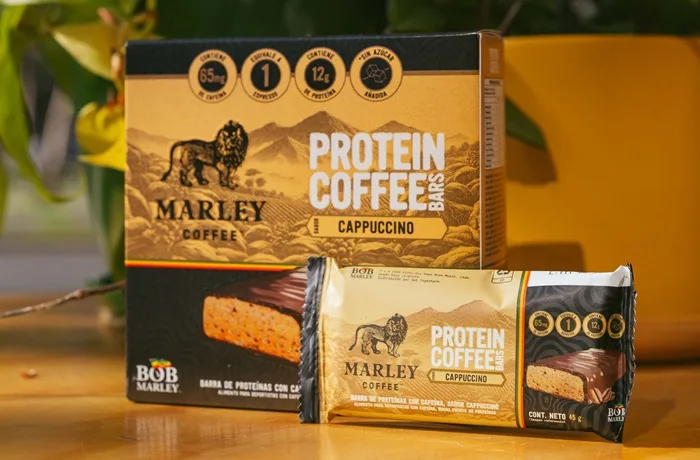 Marley Coffee lanza barrita con todo el sabor del café y 12 gramos de proteína